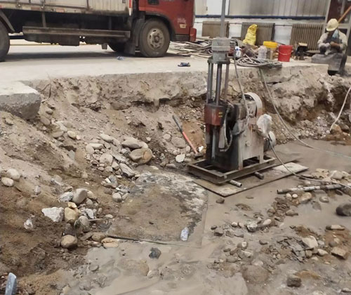 卓资公路下沉压浆